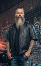 Biker cowl 3/4 sleeve support