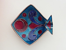 Messing Schale Fischform