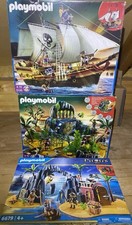 PLAYMOBIL Piraten Schiff 5135,  zwei Inseln 5134 / 6679 und Adventskalender 6625
