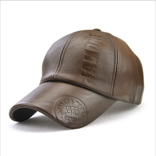 Herren basecap cap kappe leder - herren,