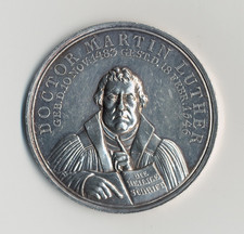 Medaille Silber M. Luther Reformation Loos 1817 