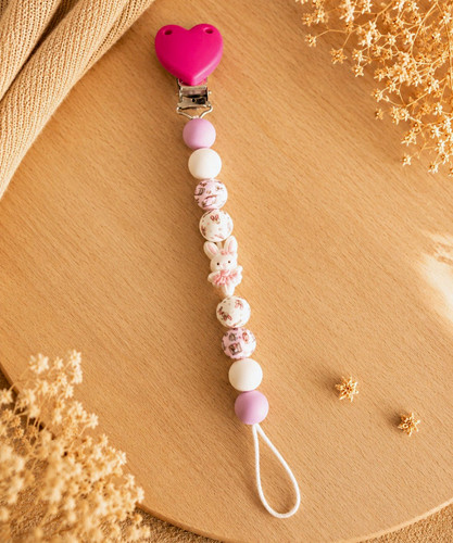 Schnullerkette mit clip - schnullerkette,