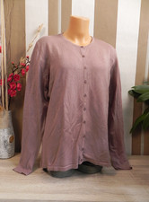 Saint Tropez * weiche Feinstrickjacke Strickjacke Jacke Altrosa * Gr. 44 / 46