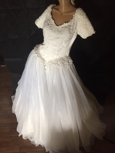 Hochzeitskleid satin tüll - hochzeitskleid,