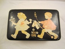 BLECH DOSE ALT VINTAGE SHABBY