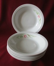 Bareuther Porzellan - 6 St. Suppenteller Salatteller D. 19,5 cm. Blumen Dekor