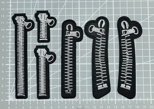 Reißverschluss patch set - patch,