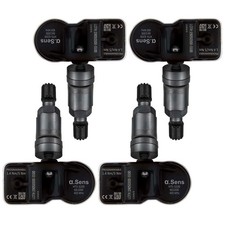 4 TPMS Sensors Charcoal Plug &