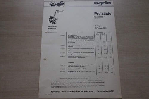 163584 agria motorhacke 100 4 - motorhacke, 100-4