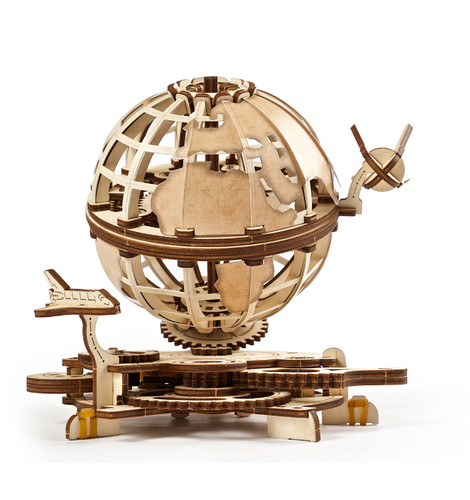 Ugears globus puzzle - ugears, globus,
