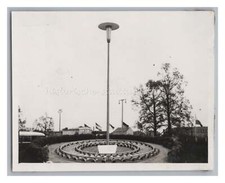 München 1953 - Verkehrsausstellung Betonschwellen  - Altes Foto 1950er