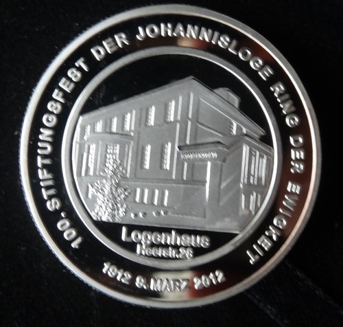 Freimaurermedaille der loge - freimaurermedaille,