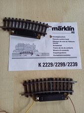 Märklin 2229 H0 K-Gleis Gebogenes 15° Schaltgleis  - top Zustand - siehe Fotos