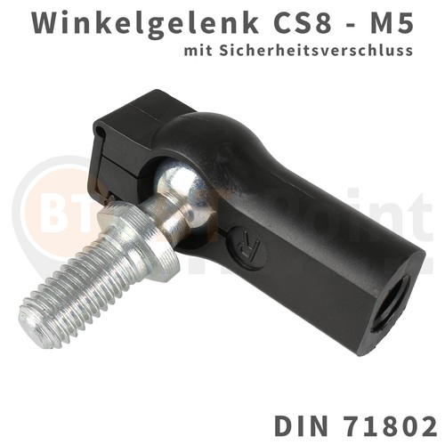 Kunststoff winkelgelenk cs8 - kunststoff, m5