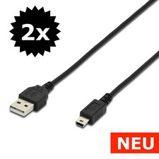 Ladekabel mini usb - 2x,