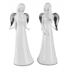 Formano - Engel 31cm Klassik weiß-silber
