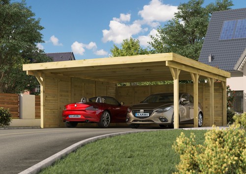 Doppelcarport holz holzcarport - doppelcarport,