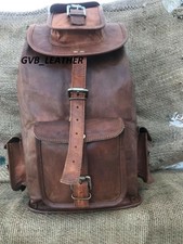Hipster Damen Leder Rucksack Laptop Rucksack Herren klein bis groß Reisetasche