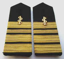 Schulterklappen Hemd Marine Flottilenarzt FltArzt Dienstgrad Rang Abzeichen #2