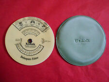 Selten Kodak Tages-und Kunstlicht-Belichtungs-Tabelle Dekoplan-Filme mit Tasche