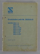 Teilekatalog / Ersatzteilliste