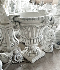 🔶 Pflanzschale Steinschale Blumenkübel BAROCK II Steinvase Steinkunst BLACKFORM