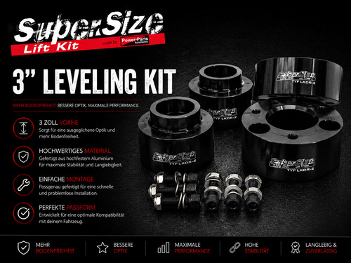Höherlegung leveling kit - höherlegung, 3"