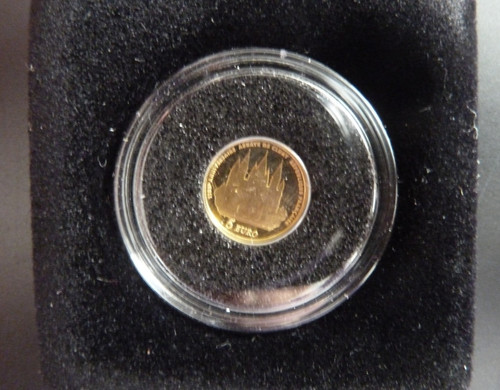 Medaille gold euro abtei - medaille,