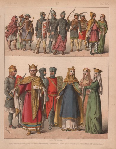1880 normandie trachten - 1880,