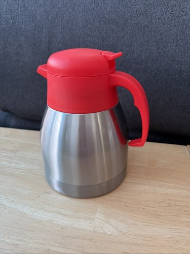 Thermoskanne aus edelstahl mit - aus,