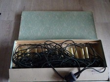 DDR Lichterkette um 1965 mit 16 Narva Leuchten, volle Funktion, toll, OVP