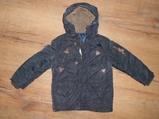 Dunkelblauer Parka Dufflecoat Anorak von ZARA BOYS mit Kapuze in Gr. 110
