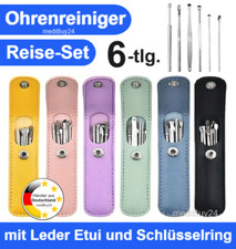 6 Stück Ohrenreiniger Spirale Edelstahl Ohrenschmalz Entferner Ohrlöffel Set