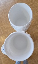 20 Stück 10 L Liter weiß leere Kunststoffeimer aber 11 Deckel