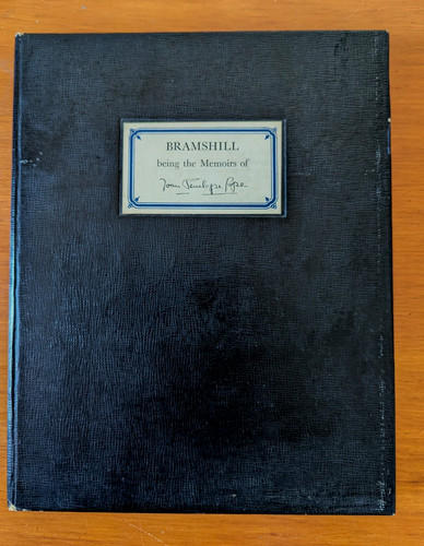 Bramshill being the memoirs - bramshill:,