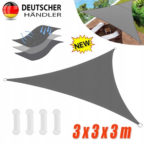 Sonnensegel dreieckig 3x3x3m - sonnensegel,