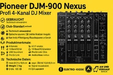 ?️  Pioneer DJM 900 NEXUS | DJ Mixer Professional Club Mixing 4 Kanal ✅ Händler