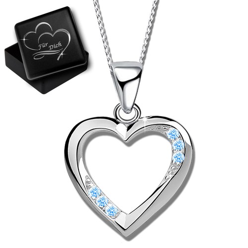 Damen halskette mit herz - damen,