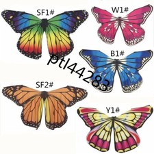 Neu Bunte Schmetterlingsflügel Bauchtanzkostüm Isis Wing Ägyptischer Tänzer