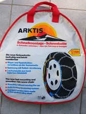Arktis Schnellmontage Schneeketten 12mm – PKW / SUV – Paar – TÜV geprüft