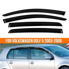 Windabweiser Ersatz 4-tlg Schwarz Regenabweiser Auto Für VW Golf 5 MK5 2003-2008