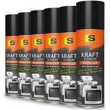 Spraytive 6x500ml Grill-Reiniger Backofenreiniger Kraftschaum Kaminreiniger