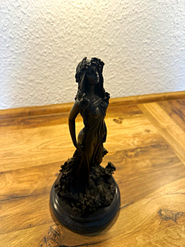Jugendstil frauenfigur mit - jugendstil,
