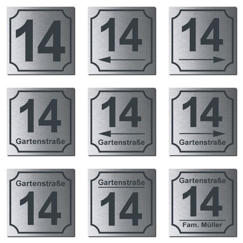 Hausnummer hausnummernschild - hausnummernschild,