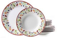 Ritzenhoff & Breker Flirt SHANTI Doppio Tafelservice Porzellan Teller 12-teilig