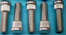 5 Stehbolzen Rändelbolzen  M