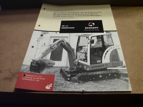 Schaeff minibagger 4 - schaeff,