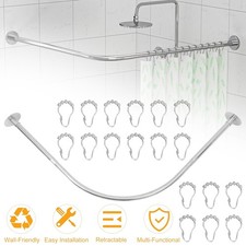 Eck Teleskopstange Edelstahl