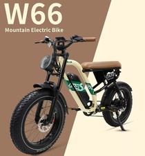 NEW ONESPORT W66 Elektrofahrrad W500 Motor 13.5AH 20Zoll Fat Tire Offroad E-Bike
