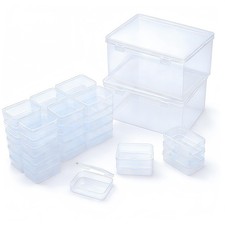 Piece clear plastic - 38-piece, storage